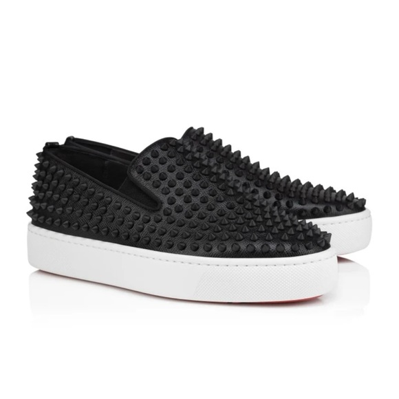 Christian Louboutin roller boat slip on sneakers size 44 made in Italy